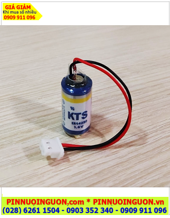 Pin KTS ER14250, Pin nuôi nguồn KTS ER14250 lithium 3.6V 1/2AA 1200mAh chính hãng